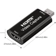 thumbnail image 2 of Capture Stunning 1080p Video High Quality USB HDMI Capture Device HDMI Video Capture Card - Capture And Stream Live Media, Video Conferences, Games Compatible With Mac, PC And More, 2 of 4