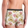 thumbnail image 3 of Goofa Sunflowers Printed Men's Boxer Briefs Underwear, Moisture-Wicking Underwear, Trunk,Soft and Breathable Cotton Underwear-X-Large, 3 of 9