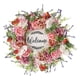 thumbnail image 2 of Flor artificial, decoración de pared para el hogar, simulación de flores con marco, pintura de bienvenida, decoración colgante para puerta, festival, marco de fotos, pintura decorativa, decoración de, 2 of 8