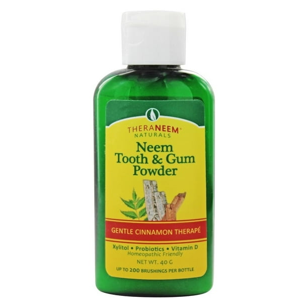 TheraNeem Tooth and Gum Powder Supports Healthy Teeth/Gums with