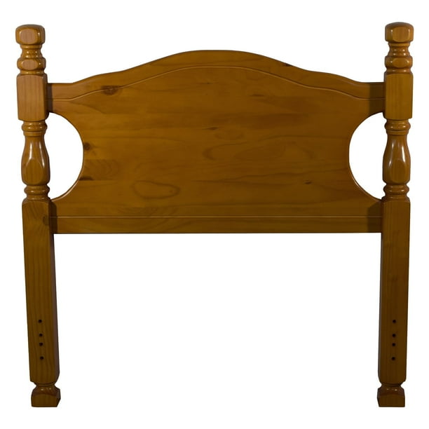 Bernards Full/Queen Pine Headboard with 3 in. Post Honey