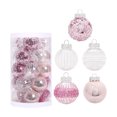 thumbnail image 1 of Txlixc Decoraciones de bolas de Navidad, 25 decoraciones de árboles de Navidad, anillos colgantes, decoraciones de Navidad para fiestas de vacaciones familiares Txlixc moda, 1 of 6