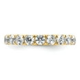 thumbnail image 3 of 14k Polished Size 8.5 U-Shared Prong 3 carat Diamond Complete Eternity Band, 3 of 5