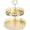 style 2, variant on Hfppkn 2-Tier Gold Metal Round Cupcake Stand Dessert Serving Platter for Parties Style 2 20x25cm