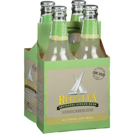 Regatta Artisanal Ginger Beer Soda, 12 fl oz, (pack of 6 ...