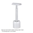 thumbnail image 4 of Yeacher 1Pc Shaving Razor Stand Base Man's Shave Razor Stand Holder Aluminum Alloy Safety Razor Base Shaving Razor Accessory, 4 of 5