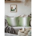 thumbnail image 2 of Outdoor Pillows Waterproof, Green Ombre Throw Pillows with Inserts Included, Modern Abstract Aesthetics Gradient Indoor Outdoor Decorative Lumbar Pillow for Bed/Couch/Patio 18"x18", 1Pcs, 2 of 8