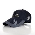 thumbnail image 4 of Gorra de béisbol ajustable de malla de algodón con protección solar para exteriores, 4 of 4