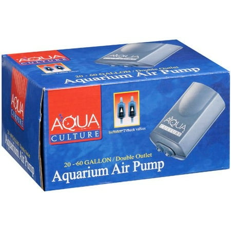 Aqua Culture: 20-60 Gallon, Double Outlet Aquarium Air
