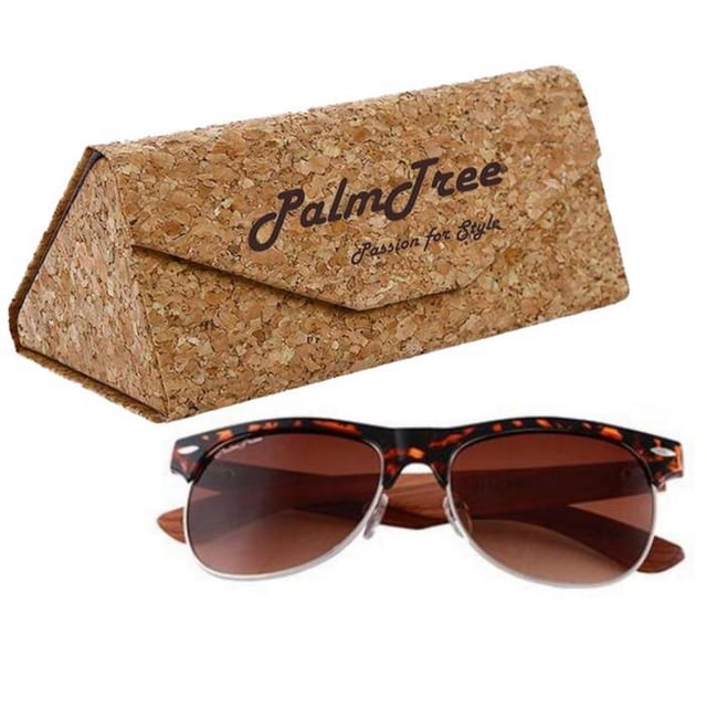 Lente Modernos para Sol Adventure Tour Brown UV400 Polipropileno Madera de Cebra