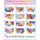 thumbnail image 3 of Cuentas de Agujero Grande para Hacer Joyas: 12 Cuentas Espaciadoras de Vidrio de Colores para Pulseras, Collares y Manualidades., 3 of 6