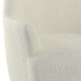 thumbnail image 2 of Modern Boucle Fabric Accent Chair in Cream, 2 of 7