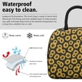 thumbnail image 3 of Reusable Sunflower Lnsulated Lunch Bag for Women & Men-Leakproof Water-Resistant Cooler Tote,Large Capacity(10.6x8.7x6.3in)for Work,Office,Travel,Picnic,Beach., 3 of 7