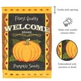 thumbnail image 2 of Flag Welcome Pumpkin Polyester, 2 of 2
