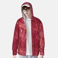 thumbnail image 4 of Haiem Abstract Red Marble UPF 50+ Fishing Shirts for Men Long Sleeve UV Sun Protection Hoodie Non-Mask Outdoor Hiking Shirts, 4 of 9