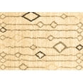 thumbnail image 1 of Ahgly Company Indoor Rectangle Solid Brown Modern Area Rugs, 4' x 6', 1 of 4