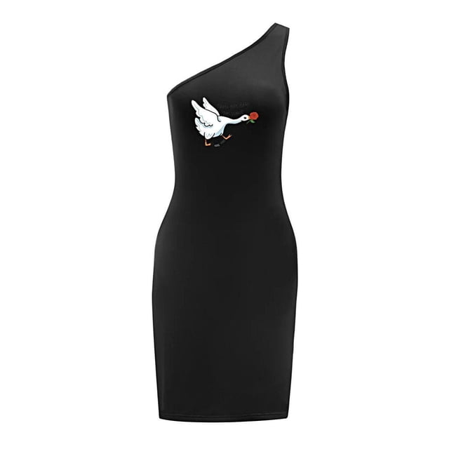 Vestido de verano con hombros descubiertos para mujer, minivestido para ir de compras, playa, trabajo, desplazamientos M