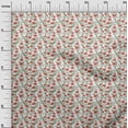 thumbnail image 3 of oneOone Cotton Cambric Orange Fabric Floral Craft Projects Decor Fabric Printed By The Yard 42 Inch Wide, 3 of 4