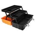 thumbnail image 3 of Estuche de almacenamiento de mientas, caja de mientas multifunción con mango plegable portátil, organizador, caja de almacenamiento de Sunnimix Estuche de almacenamiento, 3 of 8