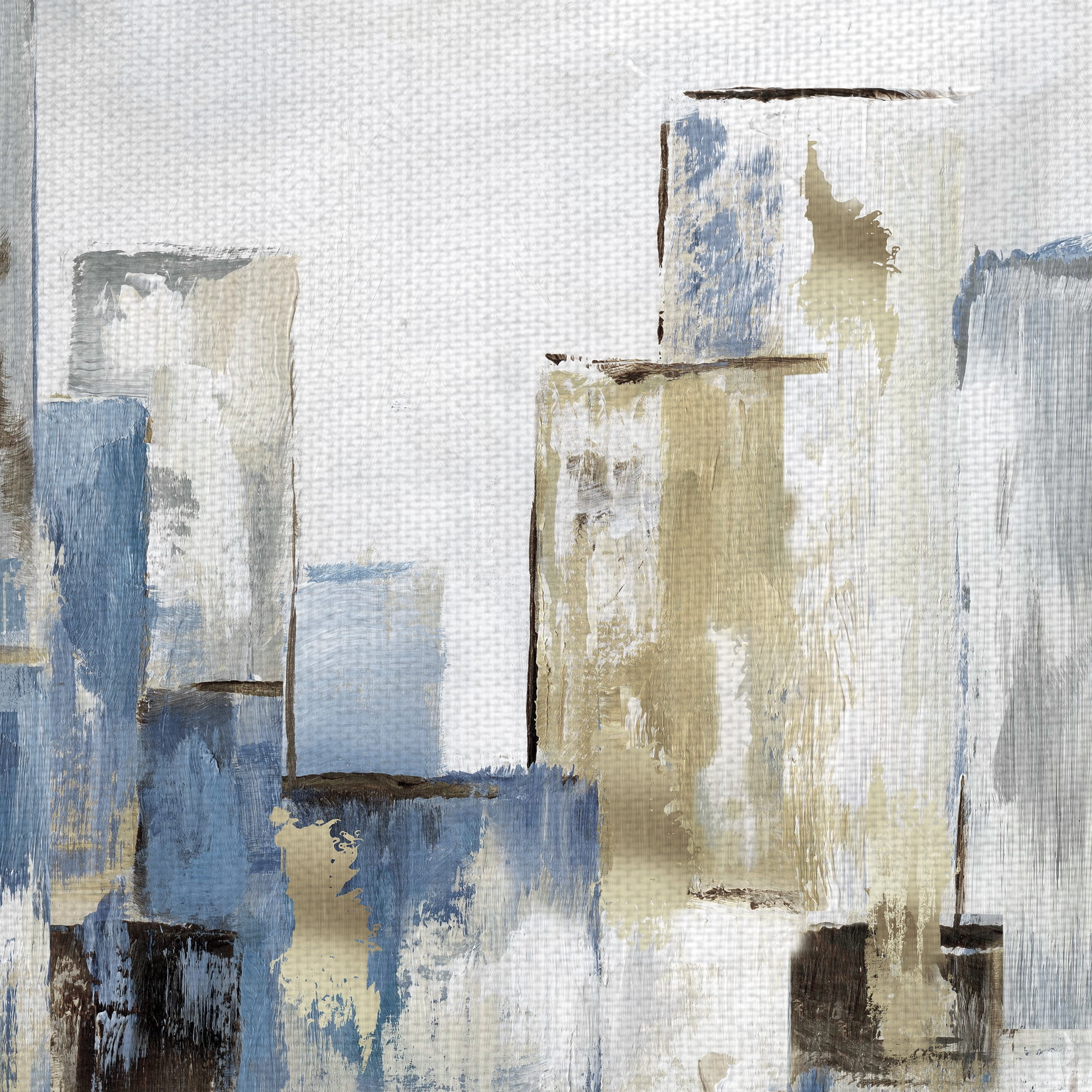 Masterpiece Art Gallery City Blues I & II by Nan Canvas Art Print Set of 2 (16" x 20")
