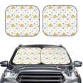 thumbnail image 2 of Wukai Submarine Ship Print Windshield Sun Shade, Car Front Window Shades Sunshade Cover Sun Visor Shield Block Automotive Interior Protector Blocks UV Rays-Small, 2 of 6