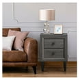 thumbnail image 6 of Yunken Multipurpose Retro Bedside Nightstand with 2 Drawers, Vintage Storage Table with Metal Frame and Handle, 6 of 9