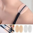 thumbnail image 6 of 3 Pairs Shoulder Pads For Women Soft Silicone Bra Strap Cushions Holder Hole Silicone Bra Strap Cushions Holder Non Shoulder Protector Pads Watch Press Face off Skin Care under Eye, 6 of 8