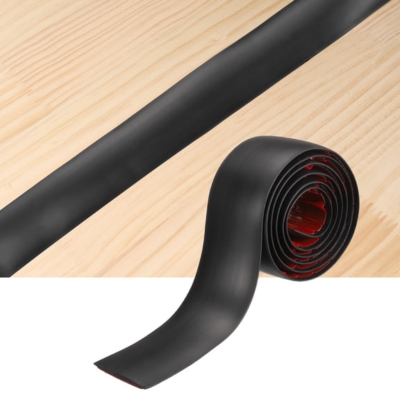 Floor Transition Strips, 3.28 ftx1.57" Edging Trim, Black