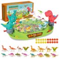 thumbnail image 1 of Muyoka Juguetes de dinosaurios para 2 jugadores Juegos de mesa de dinosaurios Juguetes Desarrollar reconocimiento Disparos Batalla Juego de mesa Entre padres e hijos Juegos de disparos de dinosaurios Muyoka Hogar, 1 of 6