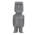 thumbnail image 1 of 1 estatua antigua de la Isla de Pascua con acentos de estilo retro, monolito romano para escritorio Gris C, 1 of 8