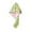 Green #25, variant on Fuebueo Microfiber Hair Towel, Hair Towel with Button, Super Absorbent Hair Towel Wrap for Curly Hair, Fast Drying Hair Turban Towel for Women