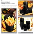 thumbnail image 3 of Egg 50 Pcs Take-out Snack Boxes Small Containers Waffles French Fries Cups Paper Snacks Kraft, 3 of 6