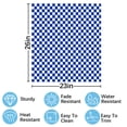 thumbnail image 2 of Blue and White Kentucky Checkerboard Dishwasher Magnet Cover Decorative Sticker for Home Cabinet Kitchen 23" x26", 2 of 5