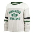 thumbnail image 2 of Women's '47 Oatmeal Michigan State Spartans Vault All Class Lena Long Sleeve T-Shirt, 2 of 3