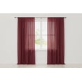 thumbnail image 5 of Solid Poplin Window Curtain or Photography Backdrop 58" Wide - Cranberry Red, 5 of 5