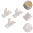 thumbnail image 6 of OFFIGAM White Plastic Adhesive Flagpole Holder 3-Pack Easy Install for Various Flags and Weather Resistant, 6 of 10