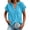 Light blue, variant on Linen Tops for Women Womens Linen Cotton Blouses Summer Linen Clothes for Women Short Sleeve V Neck Blouse Summer Casual Loose Fit Top by Gbobgt Beige XXL