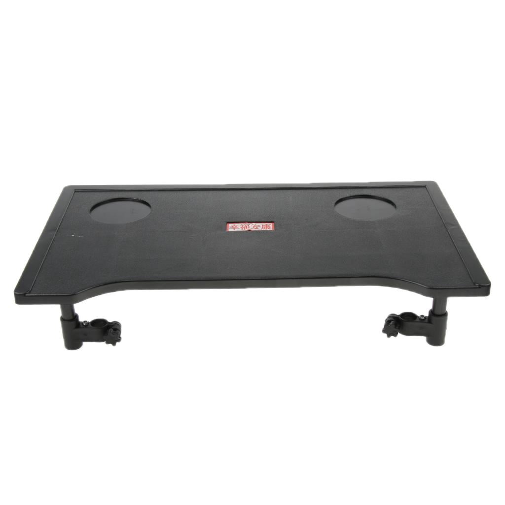 yotijay Black Wheelchair Lap Tray Table - Removable & Heavy Duty - Great for Child/Seniors/Patients Eating, Writing