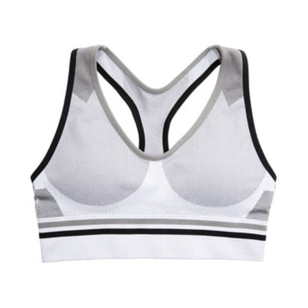 

Maidenform Girls Seamless Sports Bra/S/Gray/White