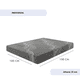 thumbnail image 4 of Colchón Individual en Caja de Memory Foam Semi Firme 21 cm de grueso Monal Confort, 4 of 6