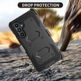 thumbnail image 6 of Takfox Samsung Galaxy A54 5G Belt Clip Holster Case with [Built in Screen Protecotr],Rugged Shockproof Heavy Duty Locking Swivel Holster Kickstand Hard Full Body Cover- Black, 6 of 7