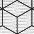 thumbnail image 7 of Vanity Art Iron Fireplace Screen | Heavy-Duty and Heat-Resistant Indoor Single Panel Geometric Pattern Iron Fireplace Screen with 29.33-inch Height, Black, MLT3022FP-BK, 7 of 7
