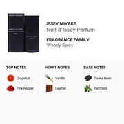 Issey Miyake Nuit D'Issey Parfum for Men 4.2 Oz / 125ml