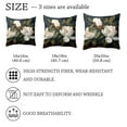 thumbnail image 4 of 2 Pack Throw Pillow Covers Giant Magnolias Flower Decorative Pillow Cases Home Decor Square 18x18 Inches Pillowcases, 4 of 7