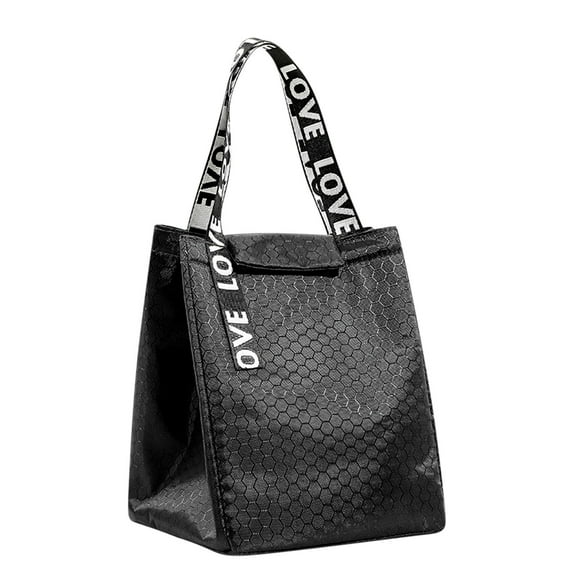 Jubipavy Lunch Bag Lunch Box Storage Bags Thermal Insulated Canvas Tote Bag Insulated Cooler Tote Bag For Work School Picnic