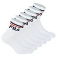 thumbnail image 1 of FILA Calcetines unisex, 6 Pares de Quarter - Calcetines cortos, Sport, Puño con Logo, uni Blanco 43-46, 1 of 3