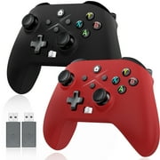 Bonadget 2.4G Wireless Xbox Controller for Xbox Series x/ Xbox Series s/Xbox One/Xbox One s/Xbox One x/PC, Built-in 650mAh Rechargeable Battery, 3.5mm Headphone Jack and Adjustable Volume