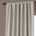 thumbnail image 4 of Signature Safari Tan Faux Linen Blackout Curtain (1 Panel), Safari Tan, 50W X 108L, 4 of 6
