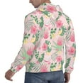 thumbnail image 6 of Salouo Tropical Pitaya Pattern Men's Fall Hoodie Sweatshirt,Sport Hoodie with Pockets for Men Pullover Casual Hooded Sweatshirt-Small, 6 of 7