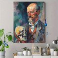 thumbnail image 4 of Qisvanset Simple Human Portrait Canvas Print 12x16 Inch Hotel Lobby Art, 4 of 8